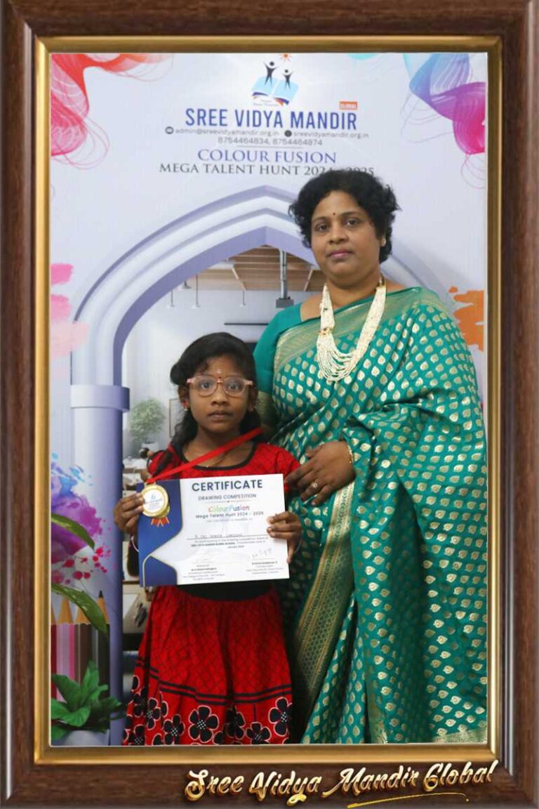 Best Nursery and Pre School in Chennai - Sree Vidya Mandir