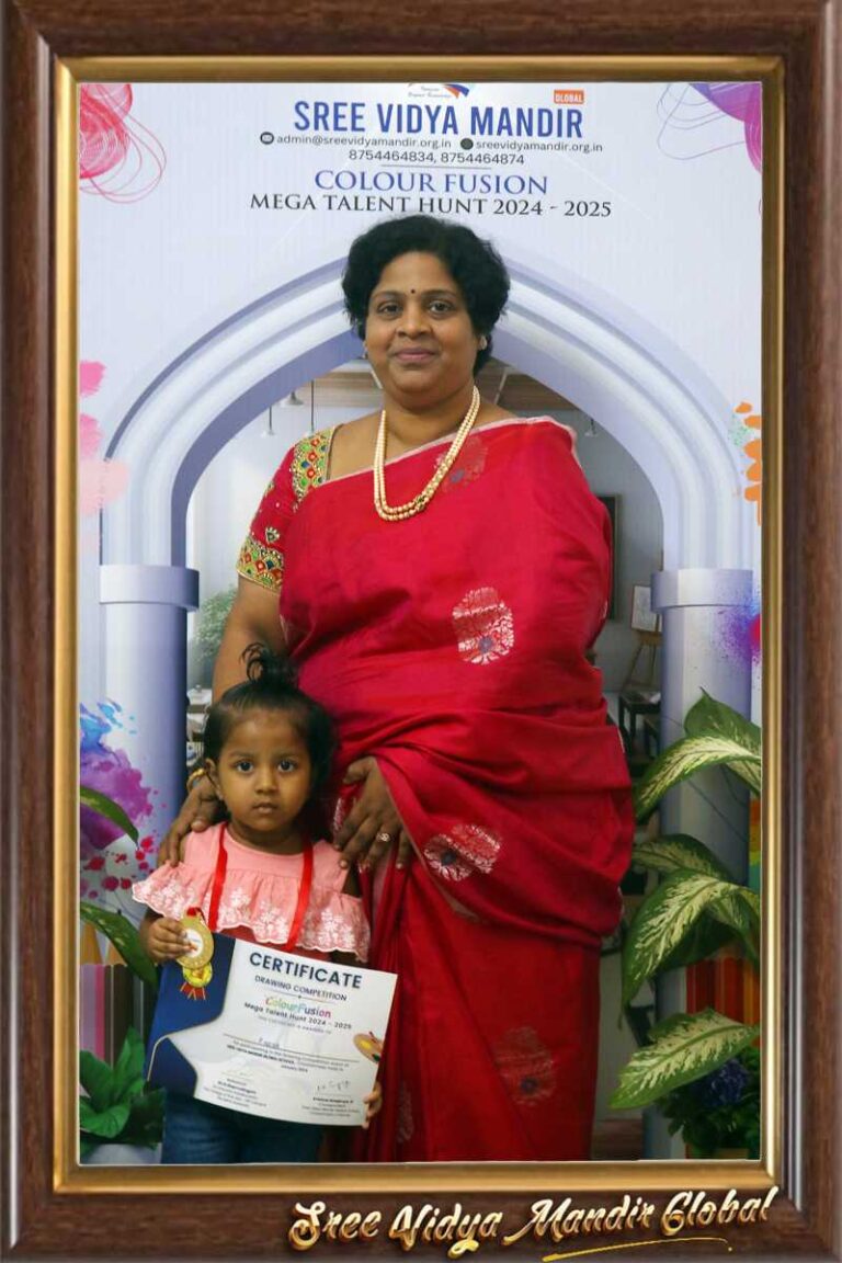 Best Nursery and Pre School in Chennai - Sree Vidya Mandir