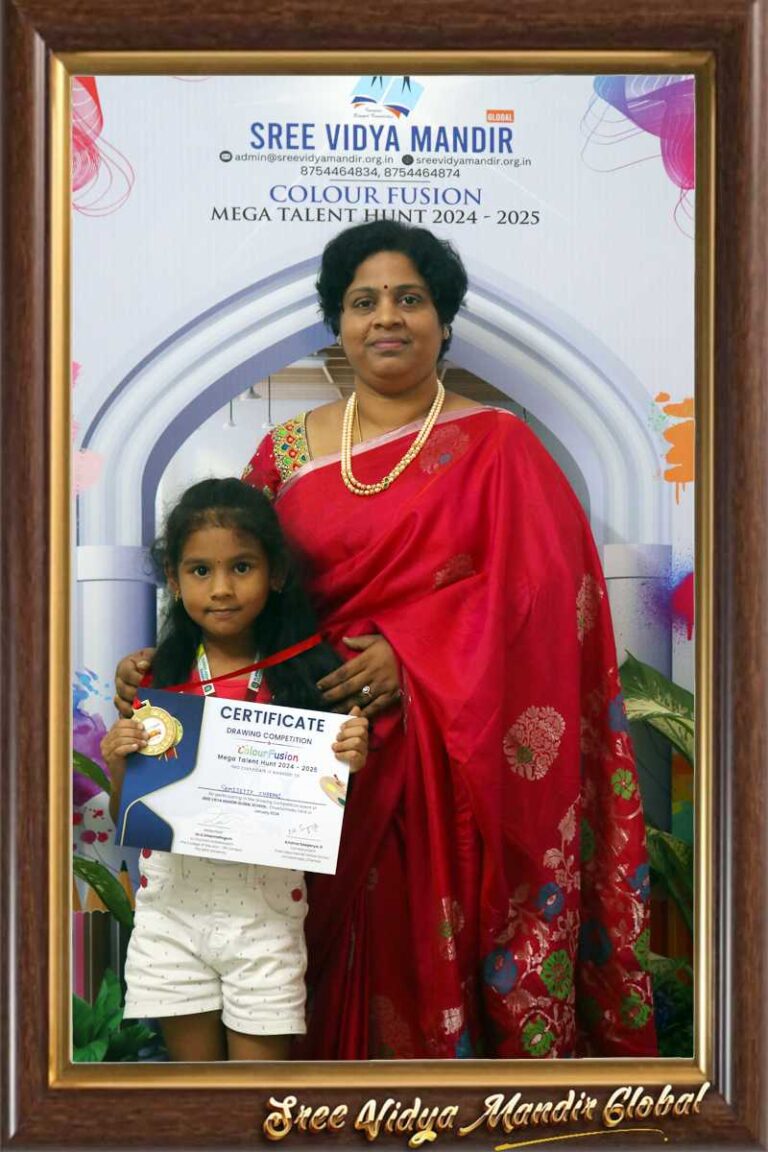 Best Nursery and Pre School in Chennai - Sree Vidya Mandir