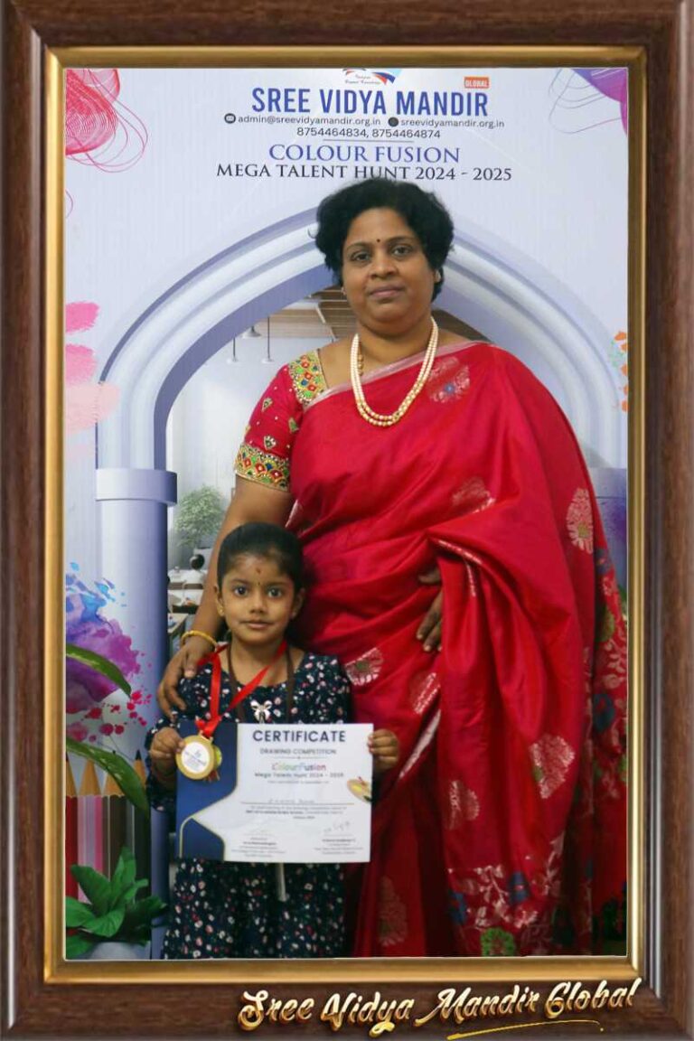 Best Nursery and Pre School in Chennai - Sree Vidya Mandir